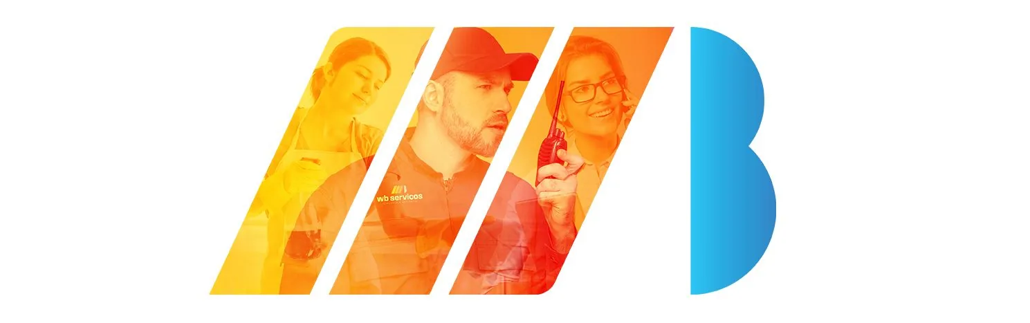 Colaboradores da WB Serviços sobre as cores da marca